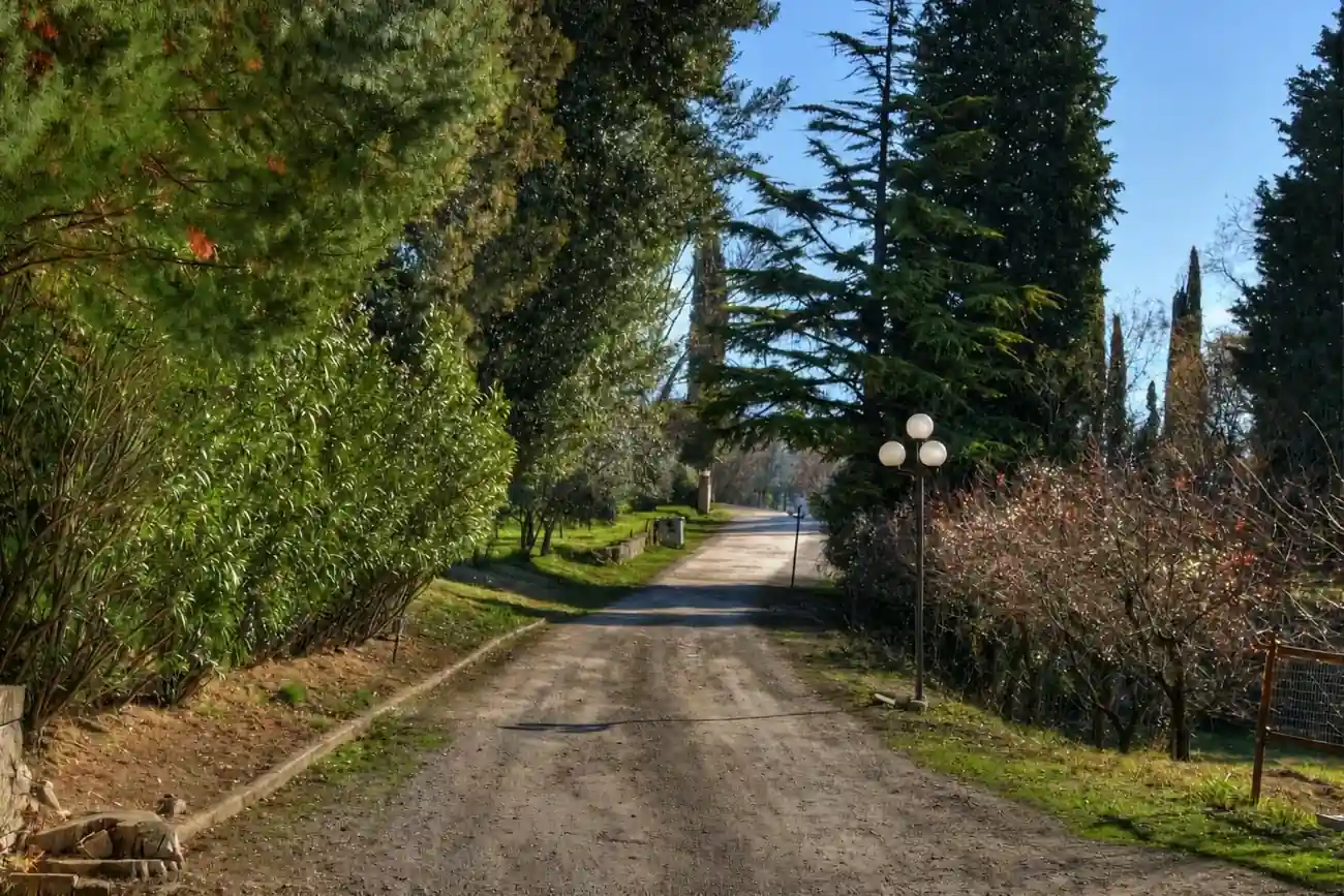 Percorso a piedi verso Assisi